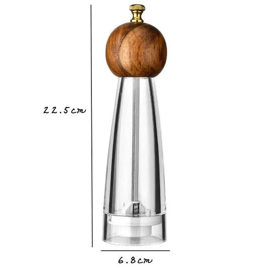 MOEDOR MANUAL DE SAL E PIMENTA EM CERÂMICA PARA COZINHA