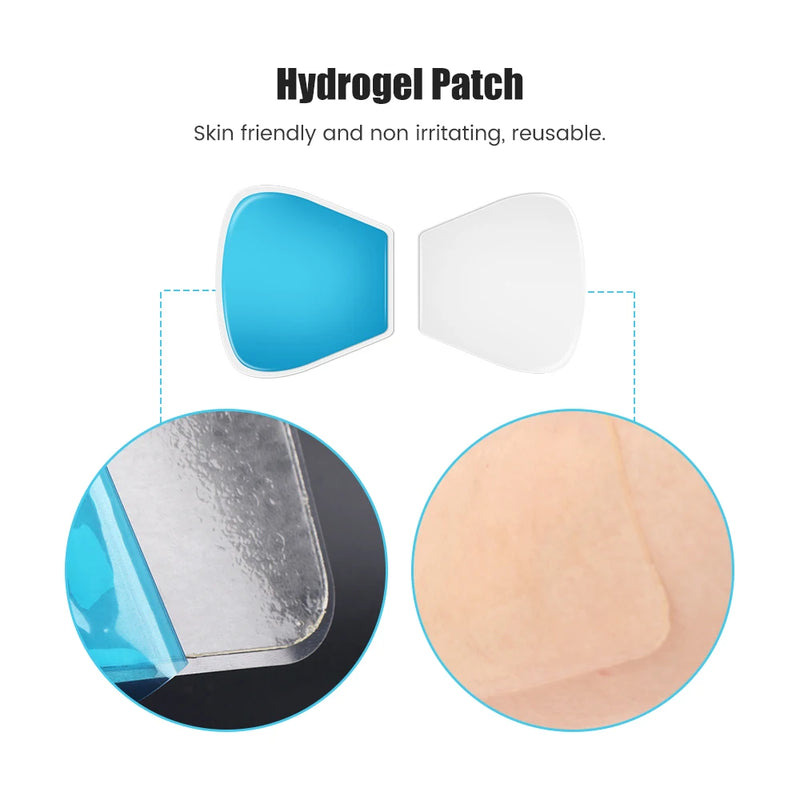 Replacement Body Massager Patch Muscle Stimulator Sticker Gels Accessories Gel Pads for EMS Neck Massager Trainer Hip Exerciser